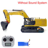 Metal 1/14 374F Hydraulic RC Excavator Remote Controlled Engineering Vehicles Assembled & Painted Light Sound System