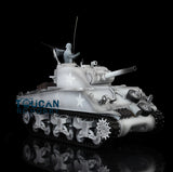 2.4G Henglong 1/16 Scale TK7.0 M4A3 Sherman RTR RC BB IR Tank 3898 Barrel Recoil Plastic Tracks Sprockets Idlers Smoke Sound