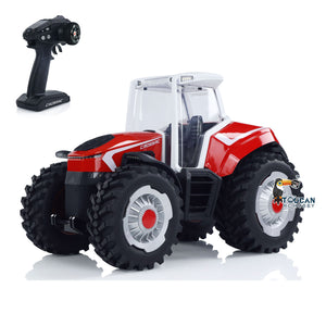 CROSSRC 1/8 Painted Red Assembled RC Tractor TL4 Iron Bull Remote Control Model Car Light Motor 2Speed