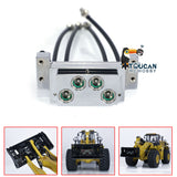 Metal Hydraulic Long Short Clamp Skip Bucket for Kabolite 1/14 K988 100S RC Loader Model DIY Accessory Spare Parts