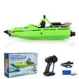 RC RTR Boat Lights Self Righting Jet Ship Toy Racing Boat for Kids Adult 2.4G One Key Reset Excellent Waterproof Light System