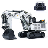 1/20 Scale Metal Hydraulic RC Excavator for 996 w/ Pump Valve ESC Motor Smoking Frsky taranis XE radio controller