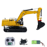 Metal 1/14 374F Hydraulic RC Excavator Remote Controlled Engineering Vehicles Assembled & Painted Light Sound System