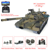 Upgraded Henglong 1/16 TK7.0 Russian T90 Ready To Run Remote Controlled Tank 3938 W/ 360Turret FPV Metal Tracks Sprockets