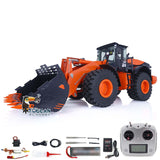 Metal Hydraulic RC Loader 1/14 ZW370 JDM 198 Ready To Run Radio Control Construction Vehicle W/ Light System I6S Transmitter