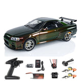 Capo 4x4 1/8 RC Drift Racing Car R34 RTR Metal High-speed Cars Brushless Motor Magnesium Alloy Car Shell All CNC parts