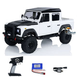 Double E 1/8 RC Pickup 4WD E102-003 4x4 Radio Control Rock Crawler Car Hobby Model Ready to Run Painted Assembled ESC Servo