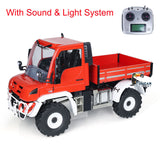 1/10 Metal Bucket RC Off-road Vehicles U423 4x4 Remote Control Crawler Car Model Light Sound