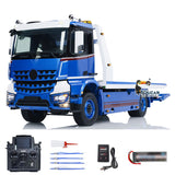 1/14 JDModel 4X4 Hydraulic RC Wrecker Tow Car Remote Controlled Flatbed Truck Car Simulation Car ESC Motor Servo