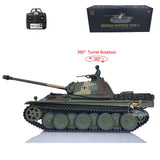 Henglong 1/16 Scale TK7.0 Plastic German Panther G Ready To Run Remote Controlled Model Tank 3879 W/ 360 Turret Tracks Sprockets