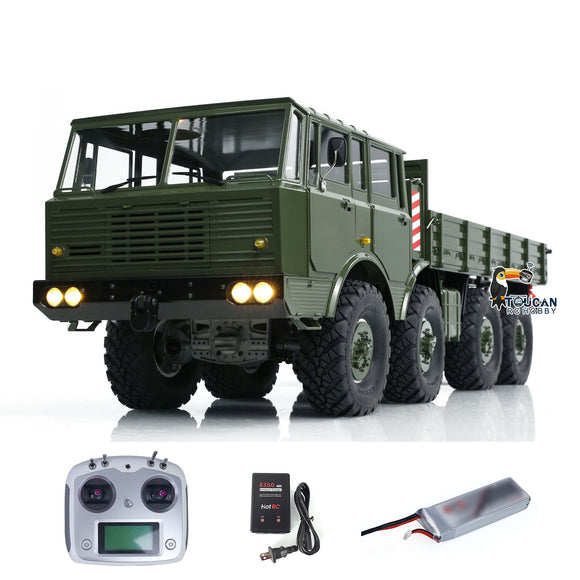 CROSSRC DC8 8X8 1/12 Electric RC RTR Off-road Military Truck Crawler Car with Light Sound System Smoke Unit Painted and Assembled