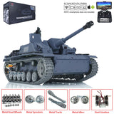 1/16 TK7.0 Customized Ver Henglong Stug III Ready To Run FPV Remote Controlled BB IR Tank Model 3868 W/ Metal Tracks Wheels