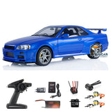 Capo 1/8 R34 RTR 4WD RC Drift Racing Car Metal Radio Controlled High-speed Vehicle Brushless Motor Painted Assembled DIY Model