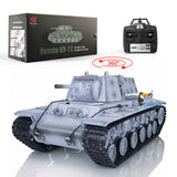 1/16 Scale TK7.0 Plastic Henglong FPV KV-1 Remote Controlled Ready To Run Model Tank 3878 360 Turret Steel Gearbox Tracks Idlers