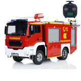 4x2 RC Fire Fighting Truck 1:14 3-speed Transmission Radio Control Fire Vehicles Lighting and Sound System Assembled and Painte