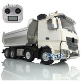 Toucanrc 8x4 1/14 Hydraulic RC Dumper Trcuk Motor LESU Cylinder Light Sound Radio System Vehicles