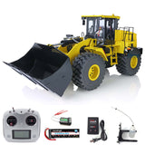 470 Metal 1/14 Hydraulic Loader RC Construction Vehicle Model ESC Motor Servo Lights Sound Battery Radio Control Cars Toys