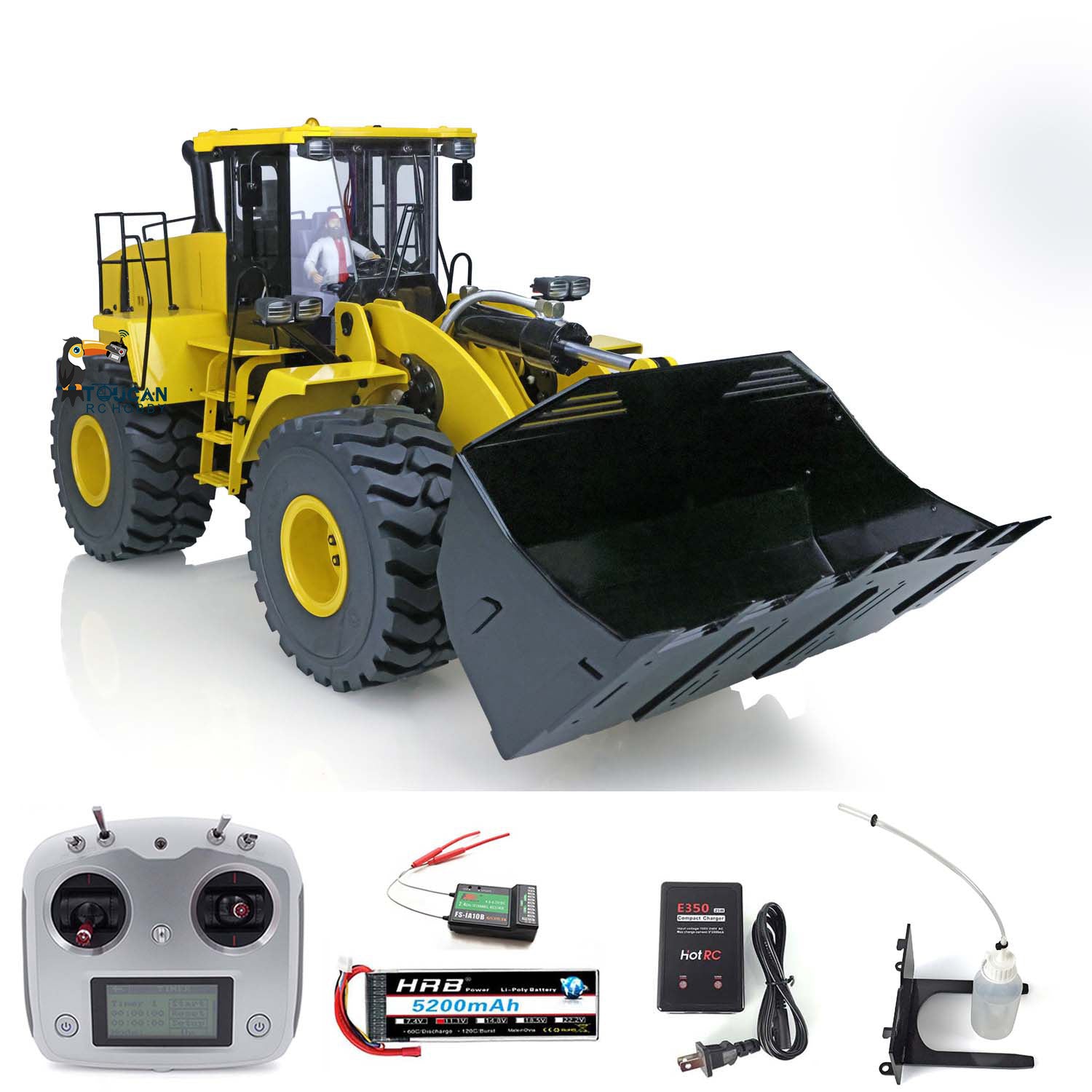 NEW 1/16 RC Bulldozer Remote Control Front Loader 2024 Tractor Heavy Construction