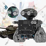 CN Stock Second-hand 85%New TECHING Metal Intelligent Electric Robot Remote Control Mechanical Model Kits