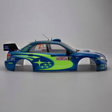 1:10 RC SUBALU MPREZA WRC 2007 Rally Race Sports Car Part Finished Body Shell