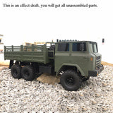CROSS RC Model 1/12 Scale XC6-F Military Truck Model Off Road Car 6*6 KIT Unassembled With Motor Light System Trumpet Unpainted