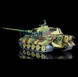 1/16 Scale TK7.0 Henglong FPV Barrel Recoil King Tiger RC RTR Tank 3888A 360 Turret Metal Tracks Sprockets Idlers Wheels