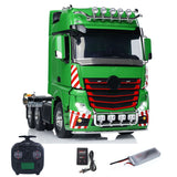 1/14 3Axles RC Tractor Truck TOUCAN Painted Assembled 6x4 3363 Remote Control Lorry RTR Model ST8 Radio Battery