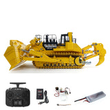 Metal JDMODEL 1/14 RC Hydraulic Bulldozer 575 Huge Dozer Smog Heavy Machine Frsky X14 Radio Battery RTR Mix Controlled Light Sound Smoke