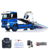 1/14 JDModel 4X4 Hydraulic RC Wrecker Tow Car Remote Controlled Flatbed Truck Car Simulation Car ESC Motor Servo