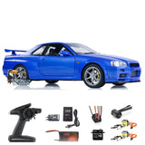 Capo 1/8 R34 RTR 4WD RC Drift Racing Car Metal Radio Controlled High-speed Vehicle Brushless Motor Painted Assembled DIY Model