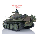 Henglong 1/16 Scale TK7.0 Plastic German Panther G Ready To Run Remote Controlled Model Tank 3879 W/ 360 Turret Tracks Sprockets