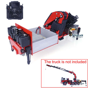 Metal Hydraulic Heavy Duty Rear Crane for 1/14 F1650 JXMODEL RC Tractor Remote Controlled Truck Trailer Construction Vehicles