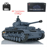 2.4G Henglong 1/16 TK7.0 Plastic German Panzer IV F2 RTR RC BB IR Model Tank 3859 W/ 360 Turret Tracks Sprockets Idlers Sound