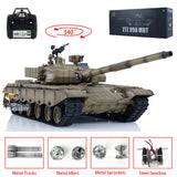 2.4G Henglong 1/16 7.0 Upgraded Chinese 99A RTR RC Military Model Radio Controlled Aromored Vehicle Tank 3899A Metal Track DIY