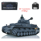 2.4G Henglong 1/16 TK7.0 Plastic German Panzer IV F2 RTR RC BB IR Model Tank 3859 W/ 360 Turret Tracks Sprockets Idlers Sound