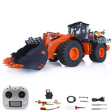 1/14 Scale Remote Controlled Hydraulic Loader JDM 198 ZW370 Electric Construction Vehicles Models W/ Motor ESC Servo Transmitter