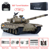 Henglong 1/16 7.0 99A RC Tank Remote Controlled Military Vehicle Chinese Panzer 3899A 360 Turret Metal Tracks Wheels