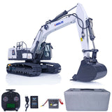 1/18 Scale RC Hydraulic Excavator K961 KABOLITE Standard Version K336GC Digger W/ Motor ESC Servo Light System White