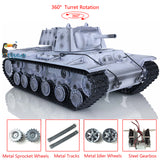 Henglong 1/16 Scale TK7.0 Upgraded Soviet KV-1 RTR RC BB IR Tank 3878 W/ 360 Turret Metal Tracks Sprockets Idlers Road Wheels