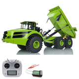 XDRC Metal 6X6 RC Hydraulic Articulated Truck 1/14 Scale Remote Control Dumper Tipper Car Model W/ Servo Motor Light Sound