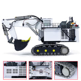 Metal 1/25 R9800 RC Hydraulic Equipment Excavator Heavy Duty Remote Control Diggers Double Pump PNP RTR Hobby Models