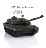 2.4G Henglong 1/16 TK7.0 Plastic Verison Challenger II Ready To Run Remote Controlled Tank Model 3908 Tracks Sprockets Idlers