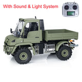 1/10 Metal Bucket RC Off-road Vehicles U423 4x4 Remote Control Crawler Car Model Light Sound