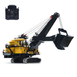 1/25 Metal RC Electric Rope Shovel Excavator Mining Digger RTR Heavy Equipment Machine Remote Control Light System