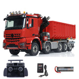 1:14 10x10 Metal RC Hydraulic Dump Car Remote Control Crane Full Dumper Trucks 9-Channel Reversing Valve with Light Sound System