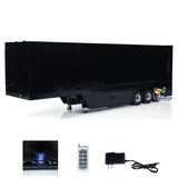 Metal 1/14 RC Mobile Stage Vehicles Remote Controlled Roadshow Trailer Truck for Performance Hobby Model Painted Assembled