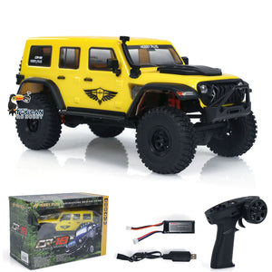 4x4 1:18 Radio Control Off-road Vehicle Hobby Plus CR18 RTR RC Crawler Car Model with Motor Servo ESC Light System Controller