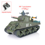 Henglong 1/16 TK7.0 Plastic USA M4A3 Sherman 360 Turret Barrel Recoil Remote Controlled Ready To Run Tank 3898 Tracks Sprockets