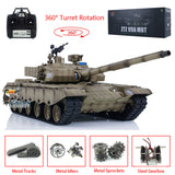 2.4G Henglong 1/16 7.0 99A RTR RC Tank Remote Controlled Panzer 3899A W/ 360 Turret Metal Tracks Gifts for Adults Children