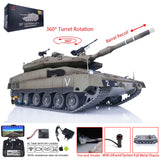 1/16 Heng Long IDF Merkava MK IV 3958 RC Battle Tank Wireless Controlled Panzer Armored Vehicle Full Metal Chassis FPV